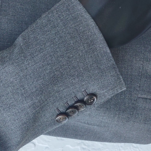 Suit Supply Men's Havana Patch Unlined Slim Cut Premium Blazer - Picture 12 of 16